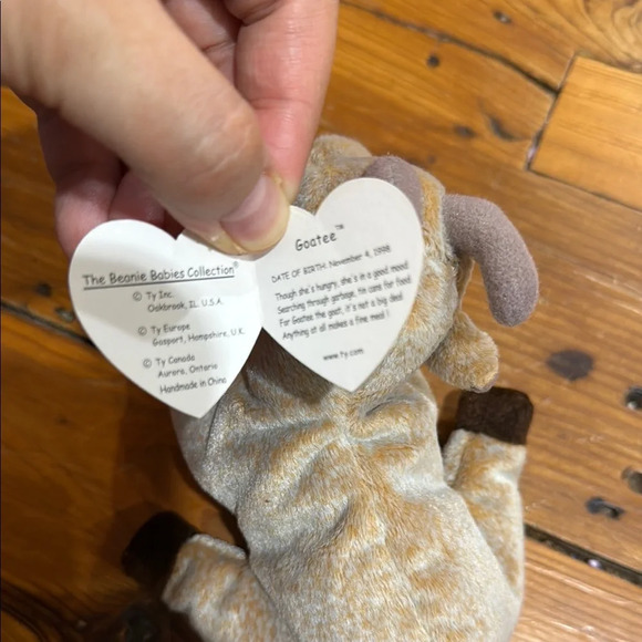 Ty Beanie Baby  Goatee Rare Retired  RARE Errors - Picture 3 of 8